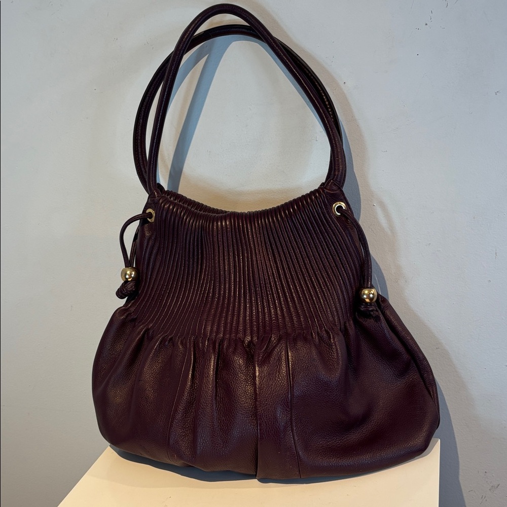Elegant Purple Hobo Bag